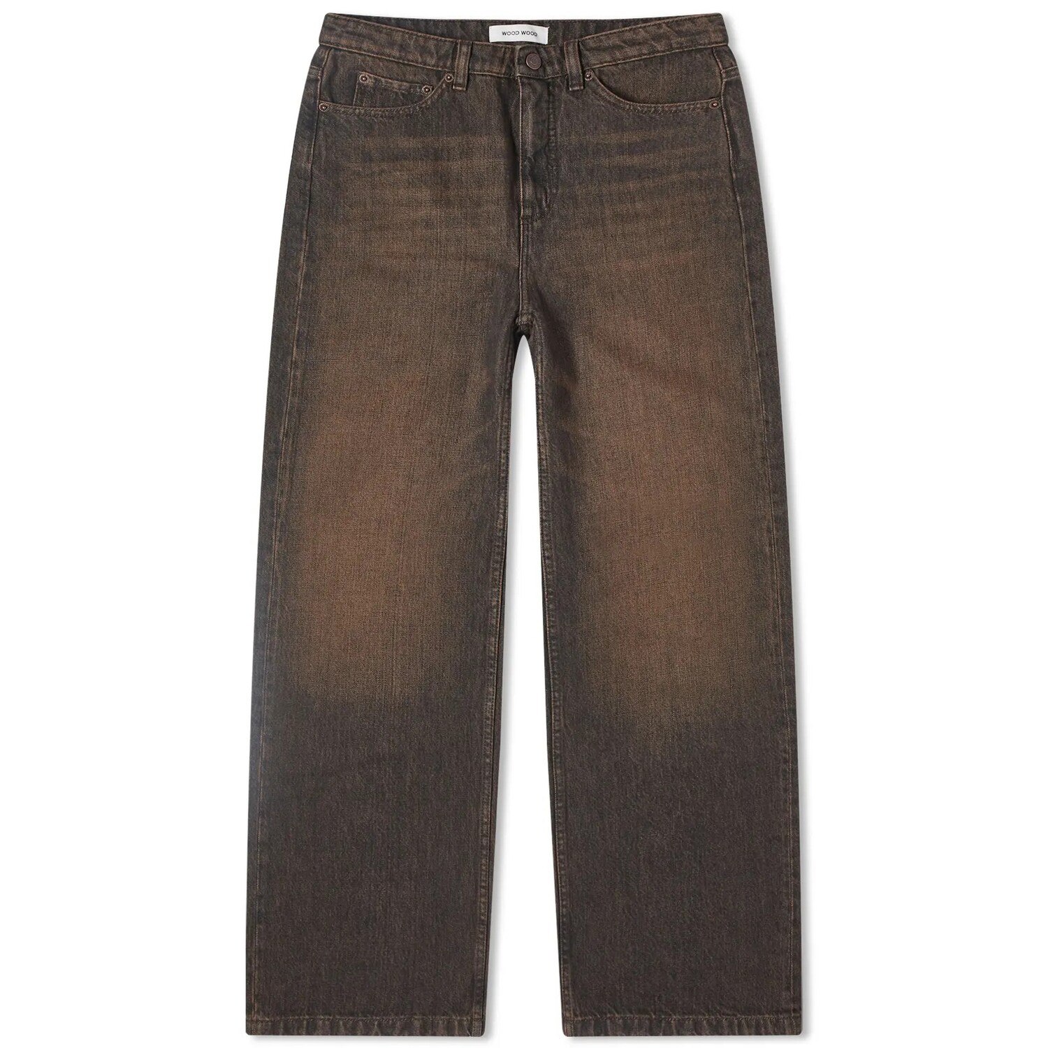 

Джинсы Our Legacy Wide Leg Distressed, темно-оранжевый