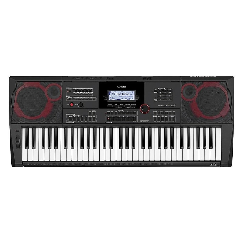 Casio CT-X5000 61-клавишная портативная клавиатура с полноразмерными сенсорными клавишами CT-X5000 61-Key Portable Keyboard virtual keyboard portable wireless bluetooth projection keyboard for tablet mobile phones silver black abs