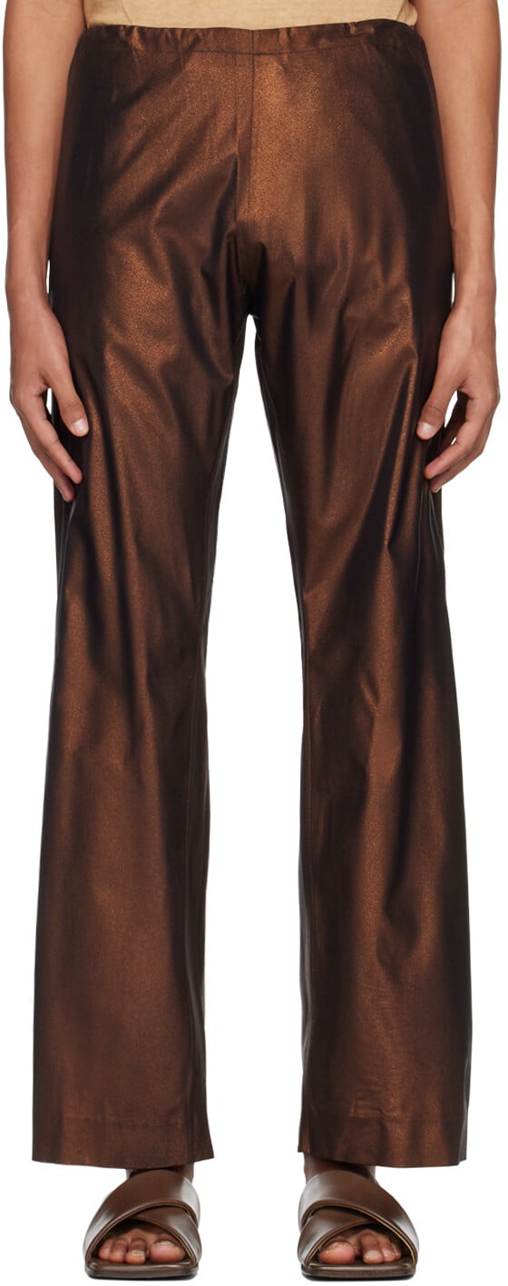 

Коричневые брюки No.198 Gabriela Coll Garments