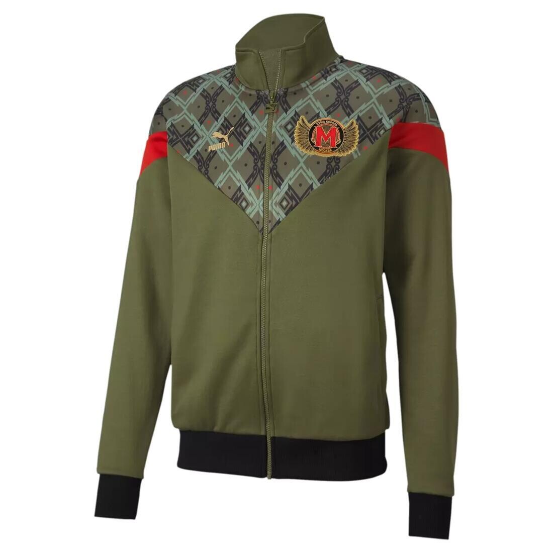 

Спортивная куртка из джерси с короткими рукавами Moscow Influence PUMA, зеленый красный