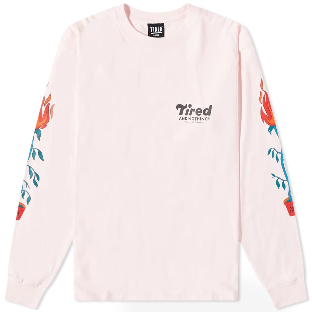 

Футболка Tired Skateboards Long Sleeve Nothingth Tee, Белый
