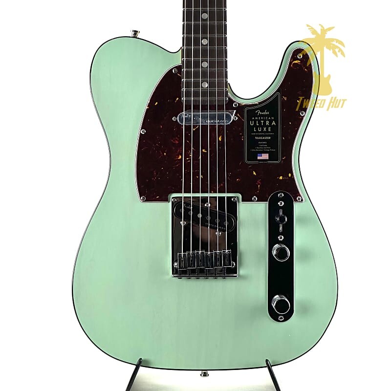 

Fender American Ultra Luxe Telecaster — серф-зеленый
