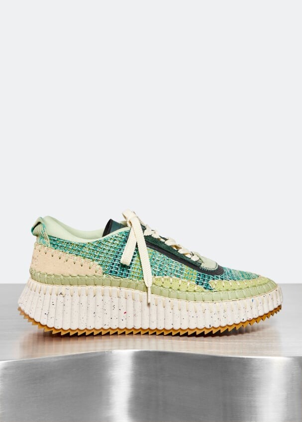 

Кроссовки CHLOÉ x Level Shoes Nama sneakers, зеленый