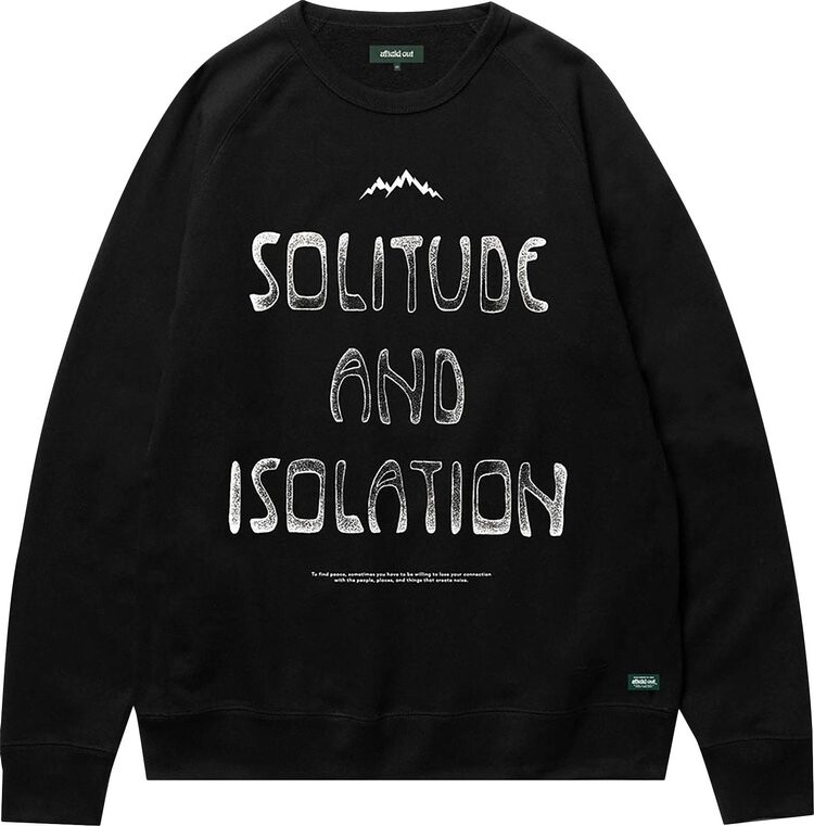 

Толстовка Afield Out Solitude Crewneck 'Black', черный