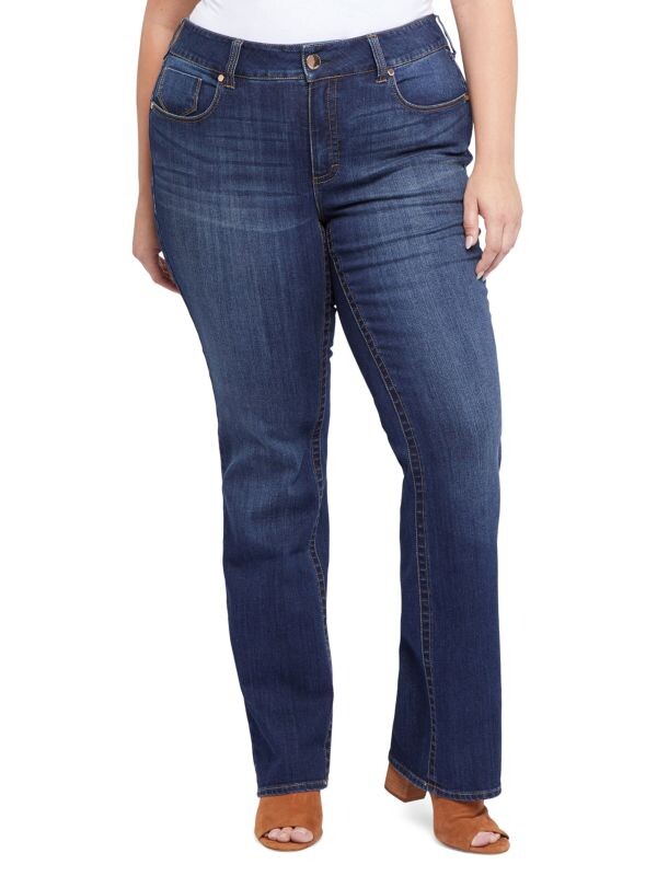 

Джинсы bootcut plus со средней посадкой Seven7 Dark blue