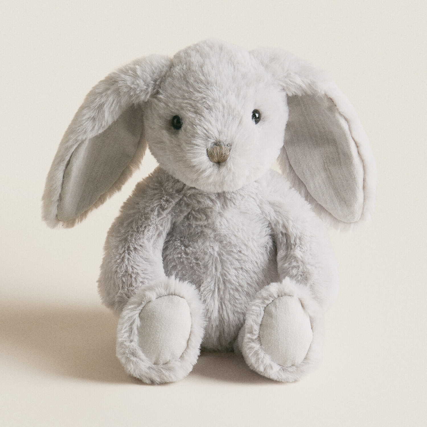 Мягкая игрушка кролик Zara Home, серо-голубой электрический плюшевый белый кролик мягкий кролик интерактивная мягкая игрушка кролик прогуливающийся ребенок развивающая имитация ми