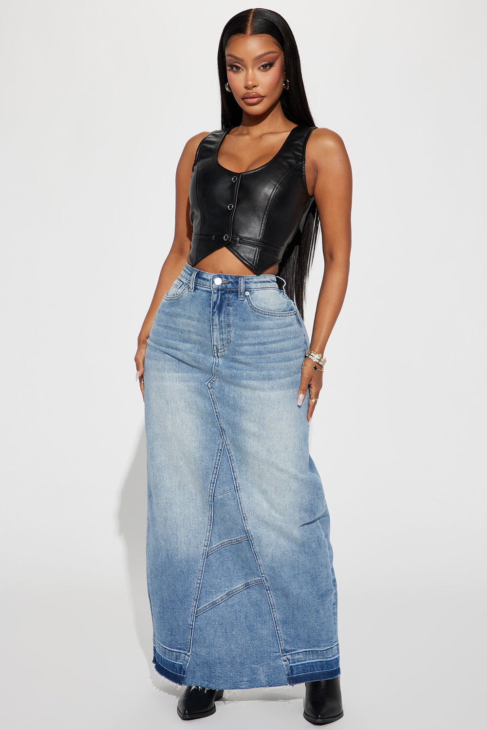 

Юбка Fashion Nova FN2104I700, синий