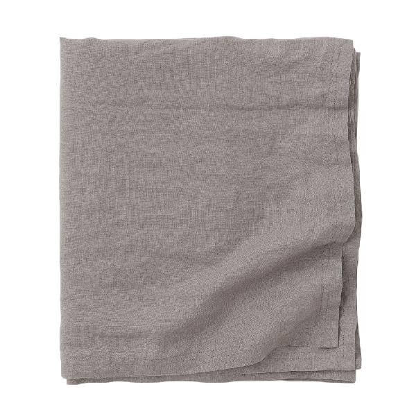 Скатерть H&M Home Washed Linen, серый фотографии