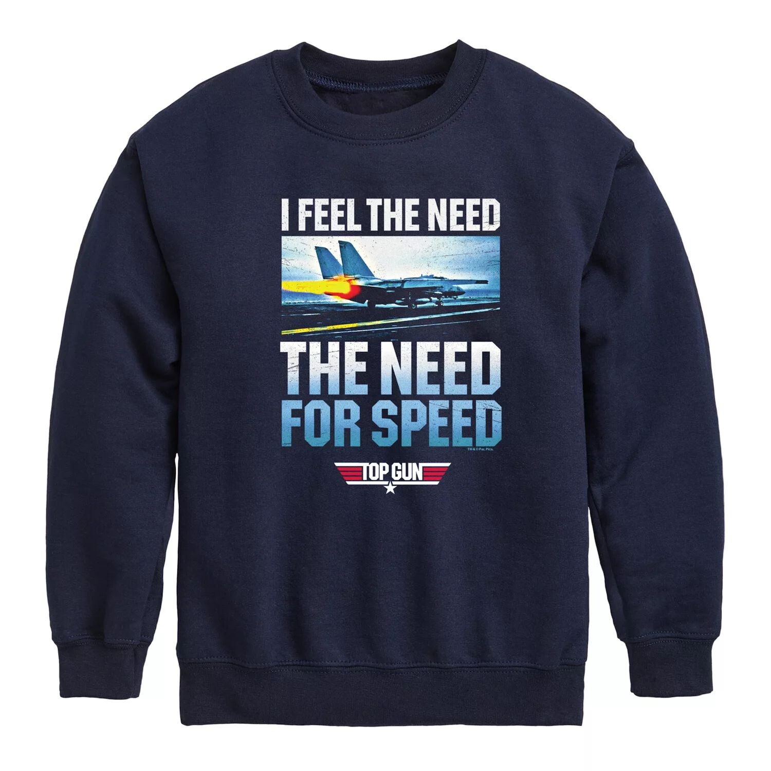 

Флис Top Gun для мальчиков 8–20 лет Feel The Need Licensed Character, синий
