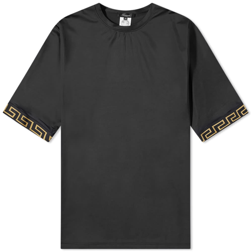 

Футболка Versace Greek Band Sleeve Tee