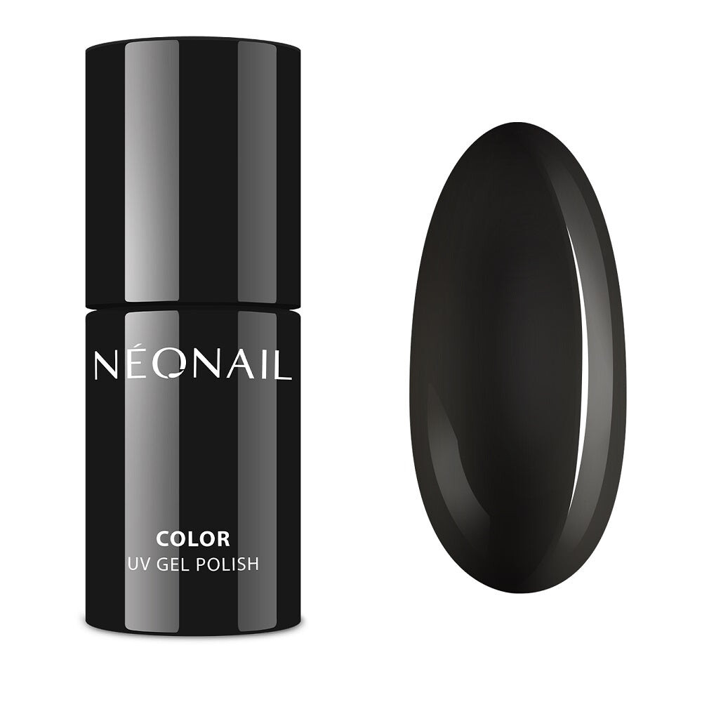

NeoNail UV Gel Polish Цветной гибридный лак 2996 Pure Black 7.2мл