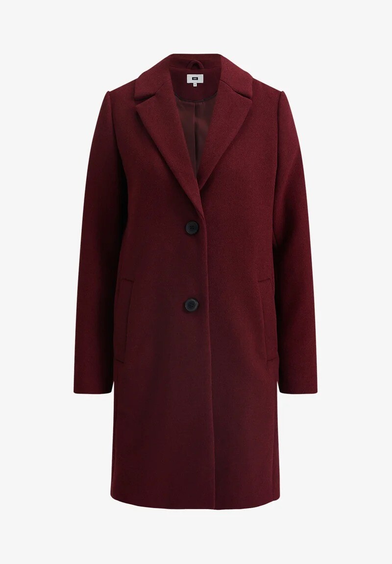 

Пальто классическое We Fashion, бордовый