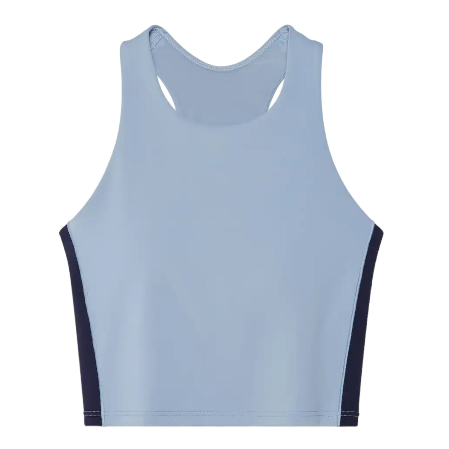 

Топ Uniqlo x JW Anderson Cropped Fit Sleeveless Bra, голубой