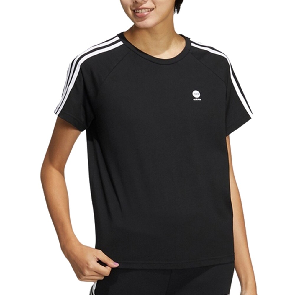 

Футболка Adidas Essential 3S, черный/белый