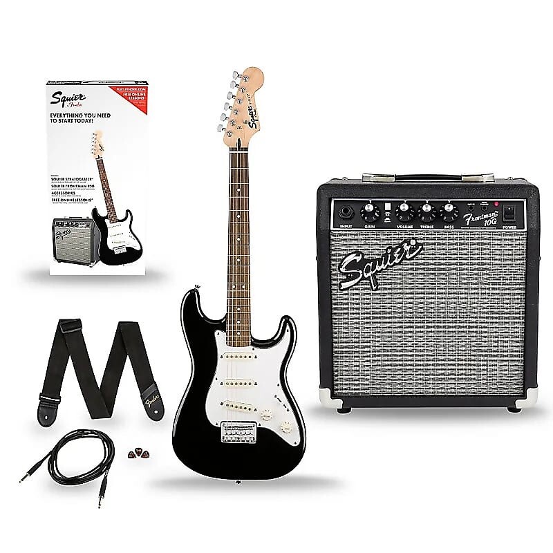 

Squier Stratocaster Pack — черный Stratocaster Pack - Black