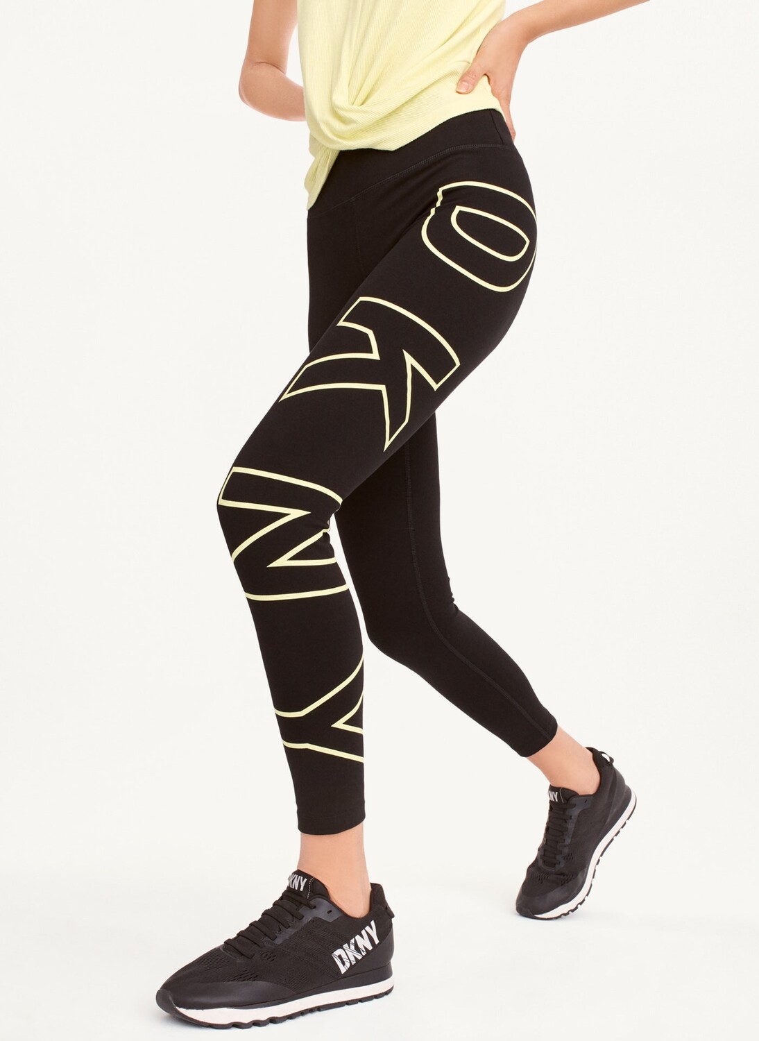 

Леггинсы с логотипом DKNY