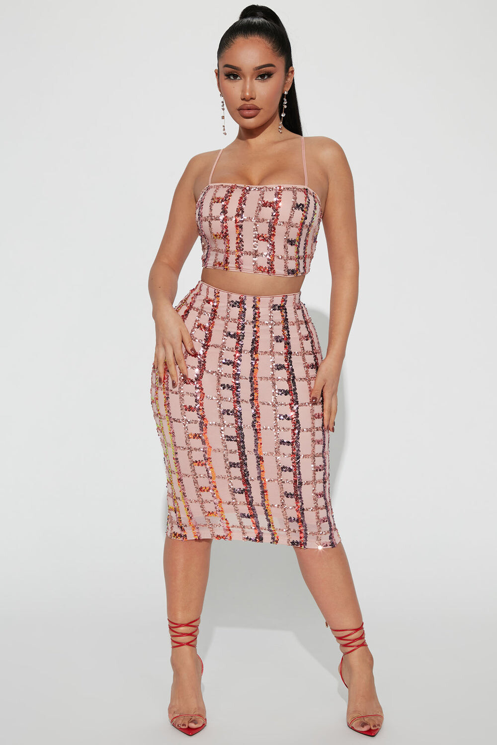 

Юбка Fashion Nova PS8867KFN, розовый