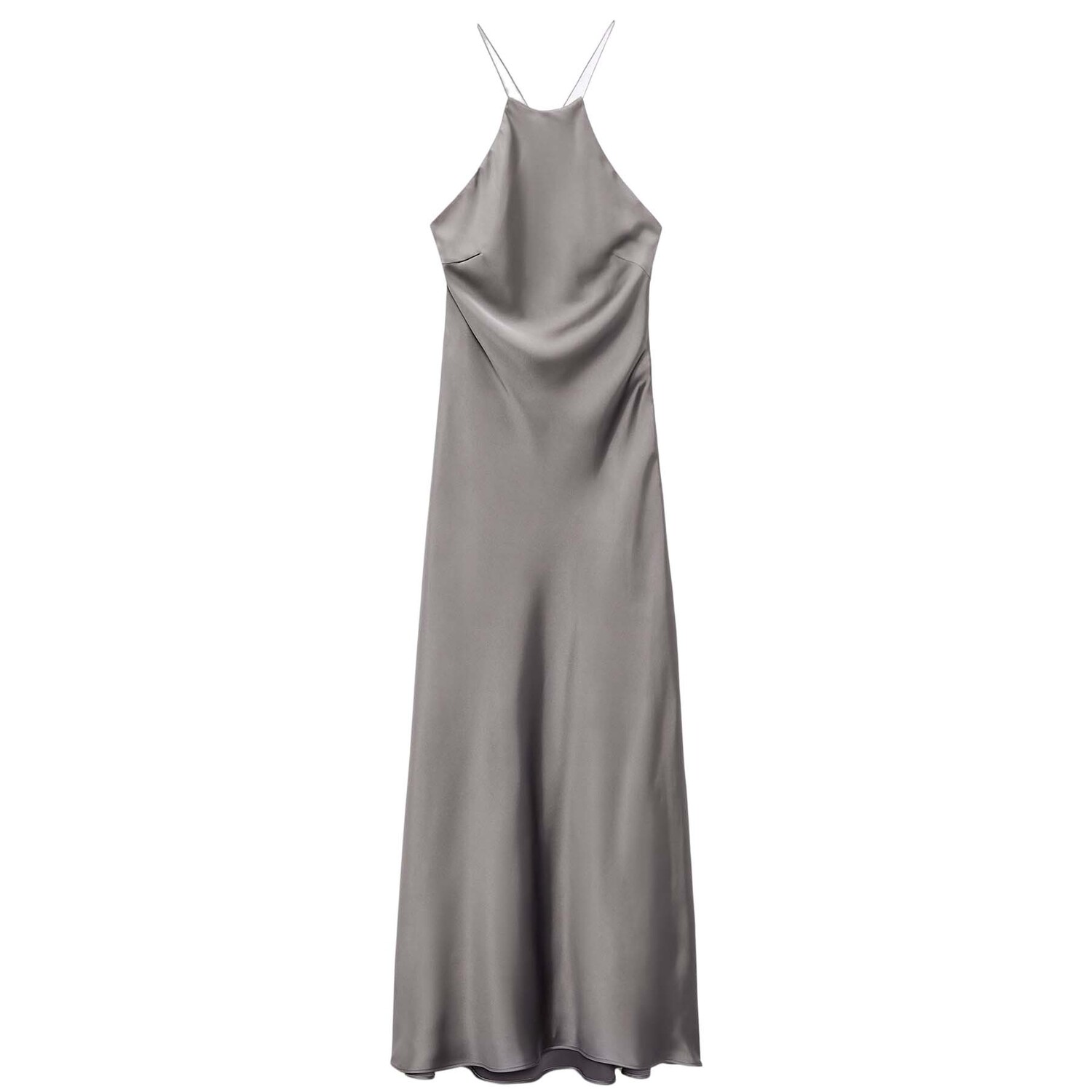 

Платье Zara Satin Camisole, серый
