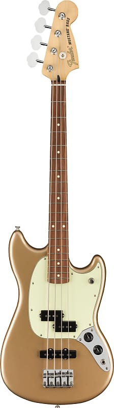 

Плеер Mustang Bass PJ, Firemist Gold Fender Player Mustang Bass PJ