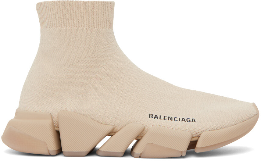 

Бежевые кроссовки Speed ​​2.0 Balenciaga