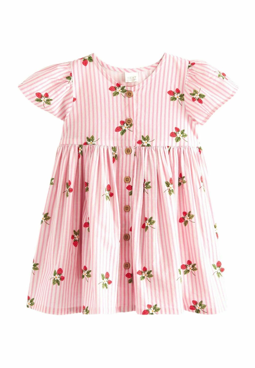 Летнее платье Regular Fit Next, цвет pink strawberry stripe