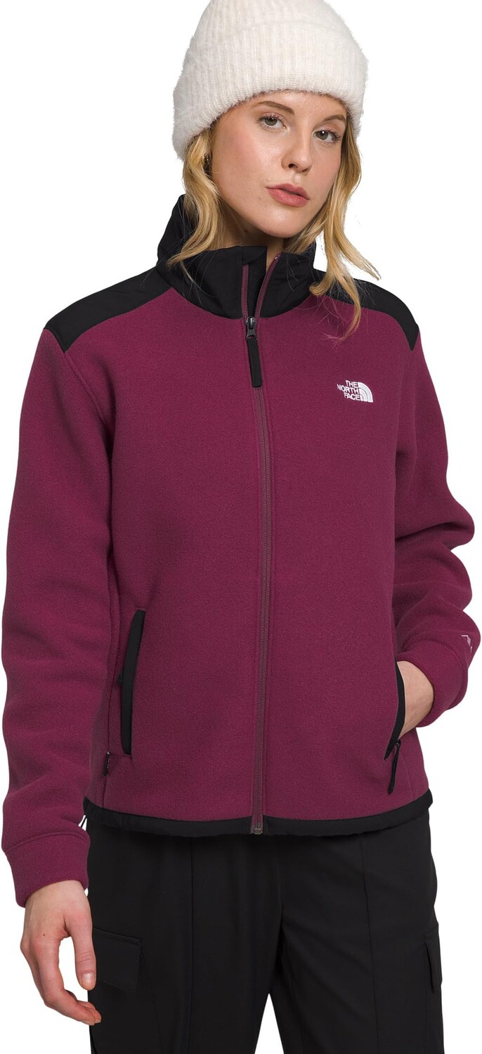 Куртка Alpine Polartec 200 Full Zip Jacket The North Face, цвет Boysenberry/TNF Black трекинговые брюки the north face women s dawn turn hybrid pant цвет boysenberry tnf black