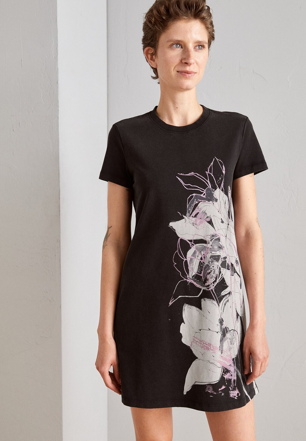 

Платье из джерси Desigual, черный