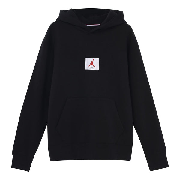 

Толстовка Air Jordan Flight Logo Casual Sports Fleece Lined Pullover Black, черный