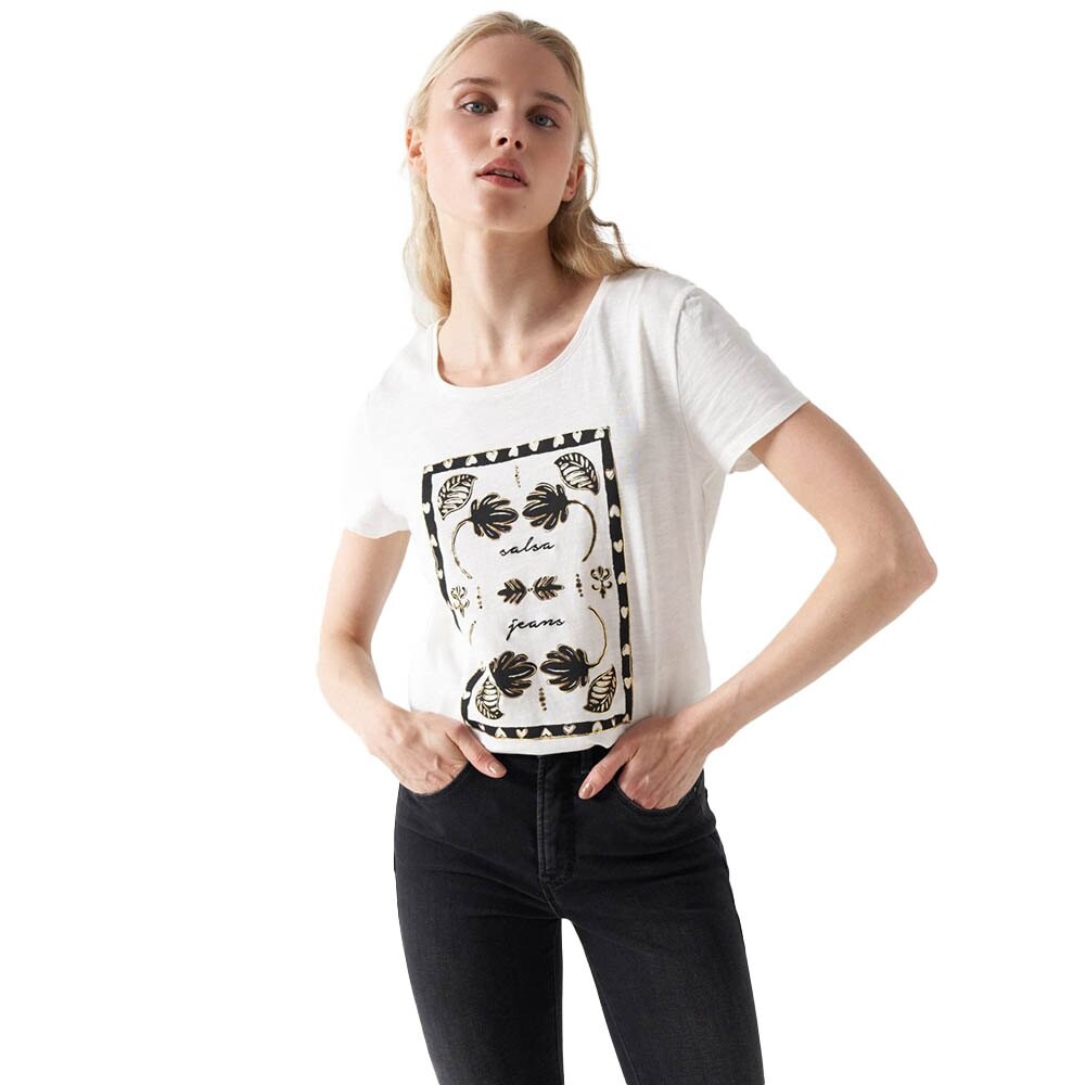 

Футболка Salsa Jeans Amor, белый