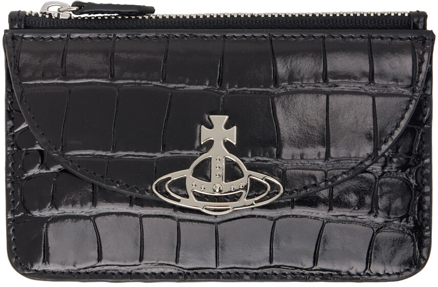 

Черный визитница в форме полумесяца Vivienne Westwood, цвет Black