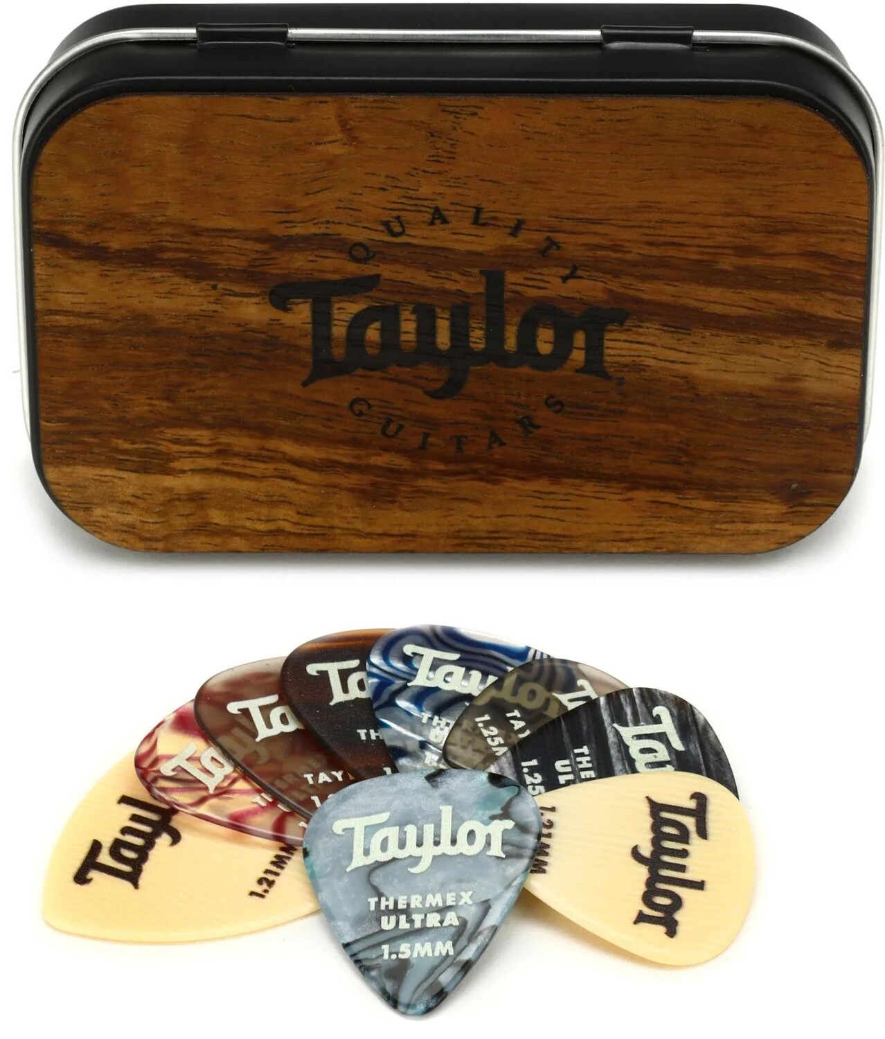 

Олово Pick Tin серии Taylor DarkTone — Коллекционное издание Коа