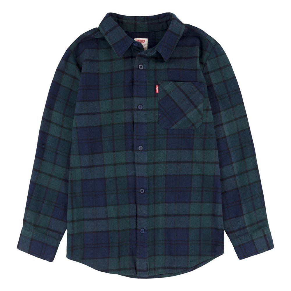 цена Рубашка с длинным рукавом Levi´s Flannel One Pocket, зеленый