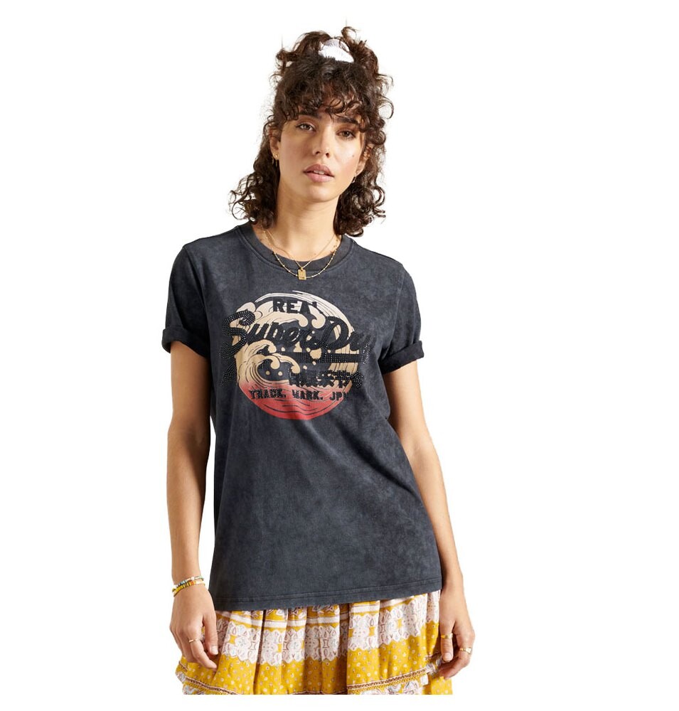 

Футболка Superdry Vintage Logo Itago, серый