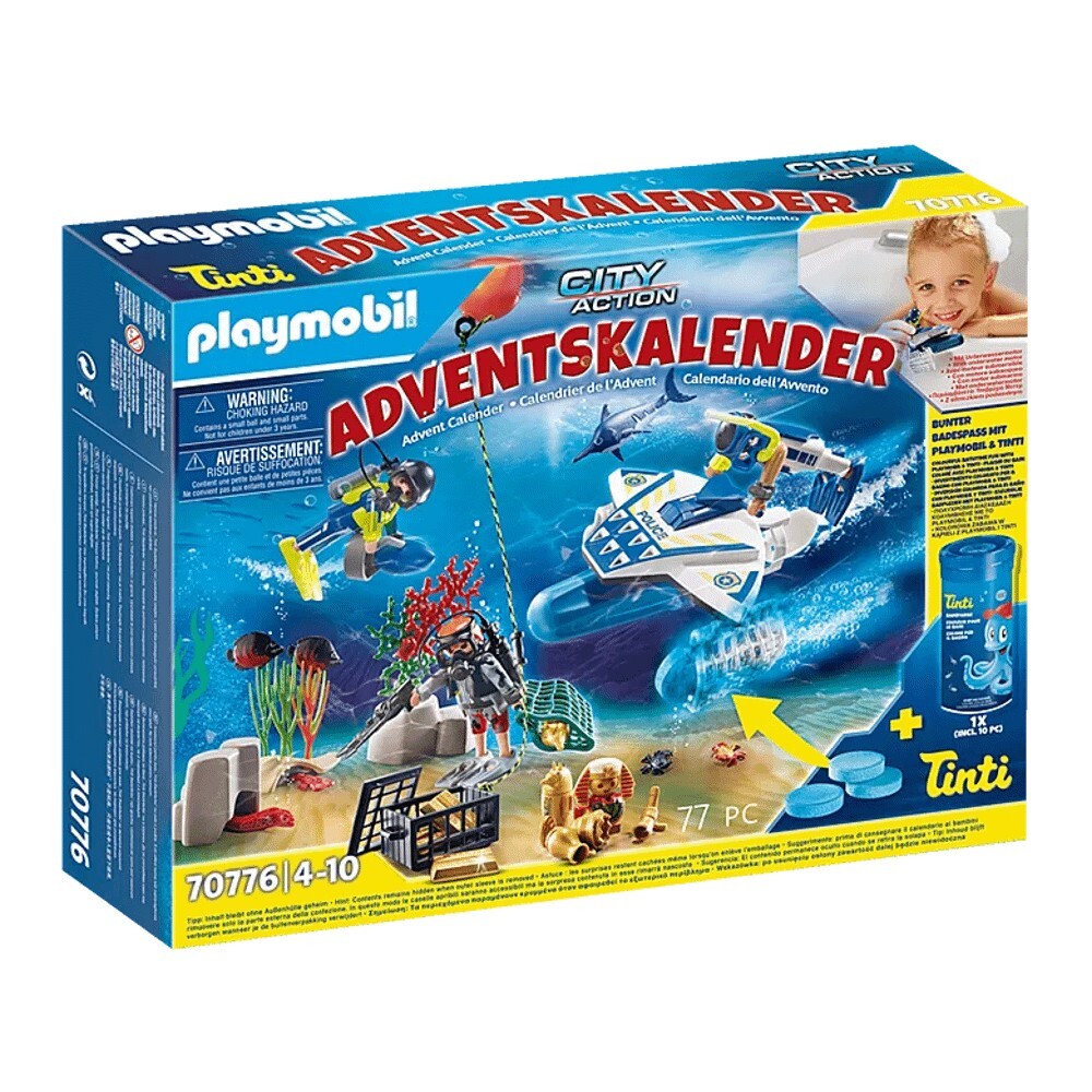 

Конструктор Playmobil 70776 Календарь - Полицейские дайверы