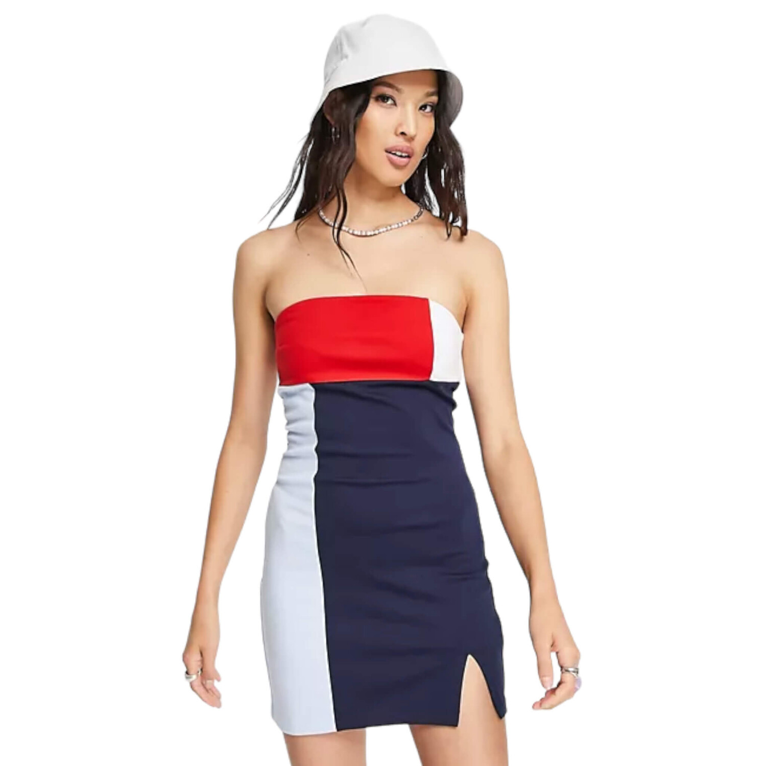 

Платье Tommy Hilfiger Colourblock Bandeau, мультиколор