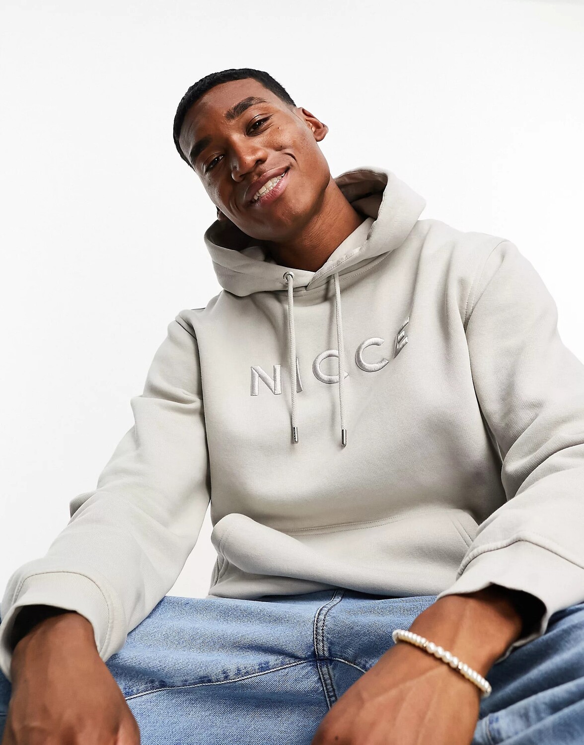 

Толстовка Nicce Mercury Embroidered Logo, серый