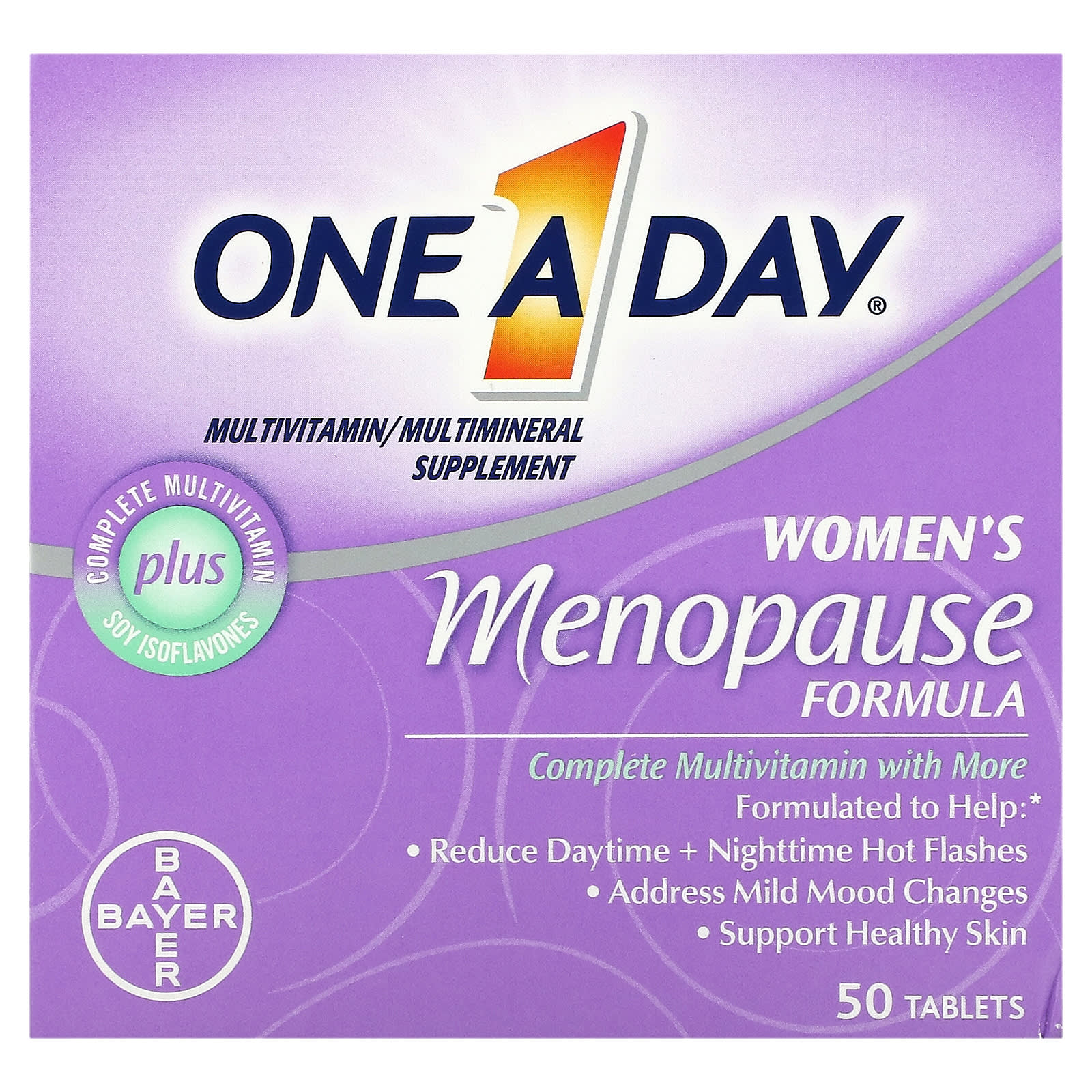 Мультивитаминная Формула One-A-Day для женщин при менопаузе, 50 таблеток мультивитаминная добавка one a day 50 таблеток
