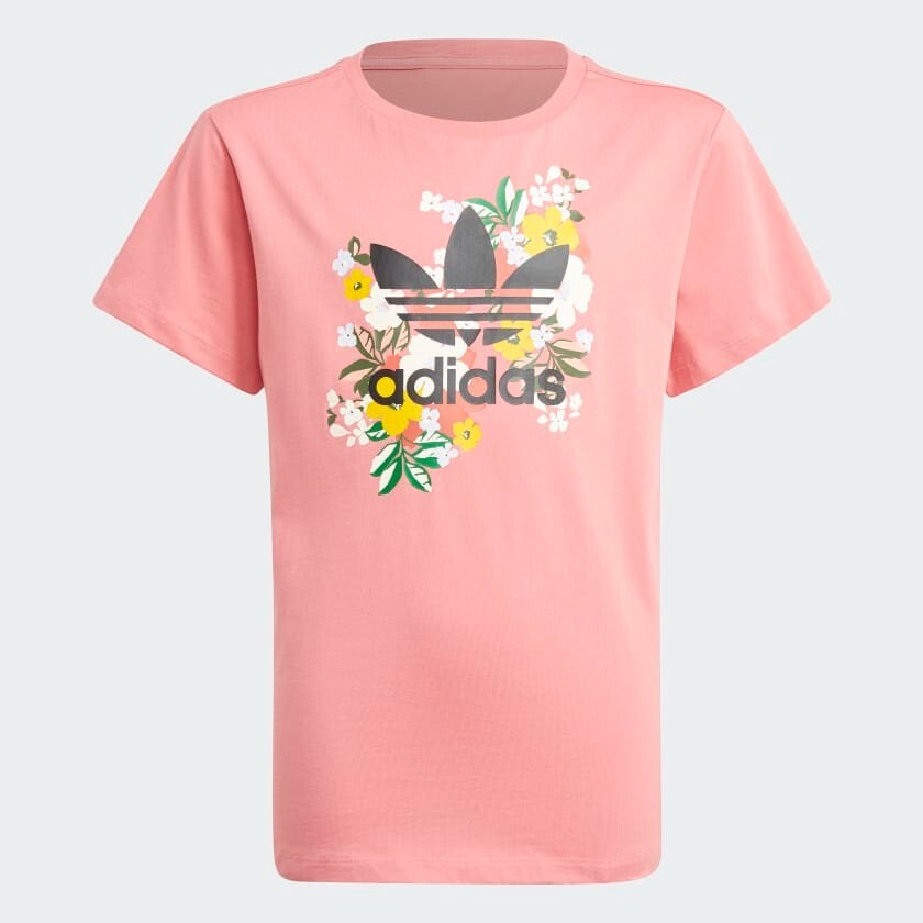 

Футболка Adidas Originals HER Studio London Floral, розовый/мультиколор