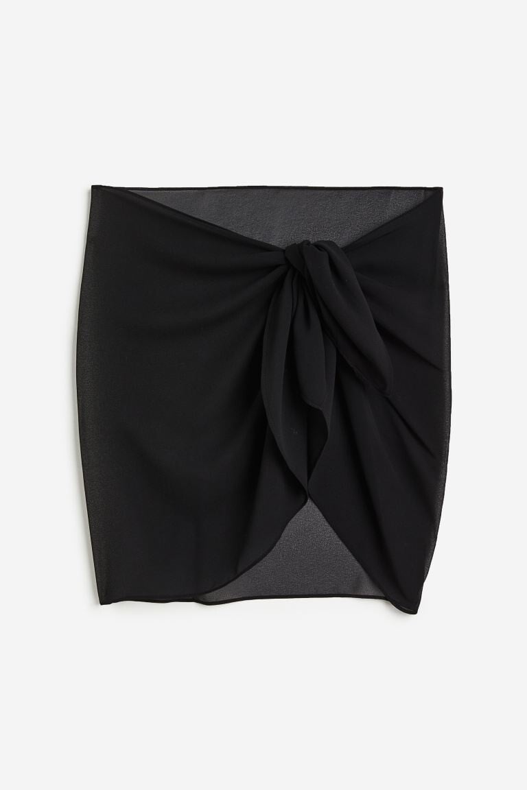 

Короткий саронг H&M, черный