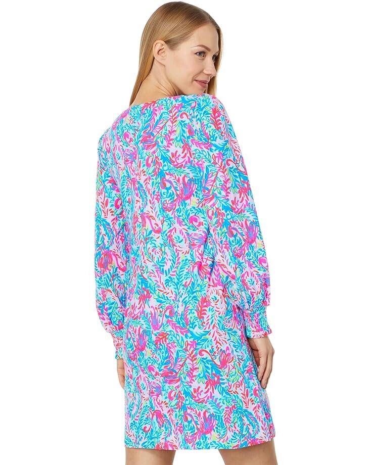

Платье Lilly Pulitzer Diann Dress, цвет Surf Blue Flim Flam