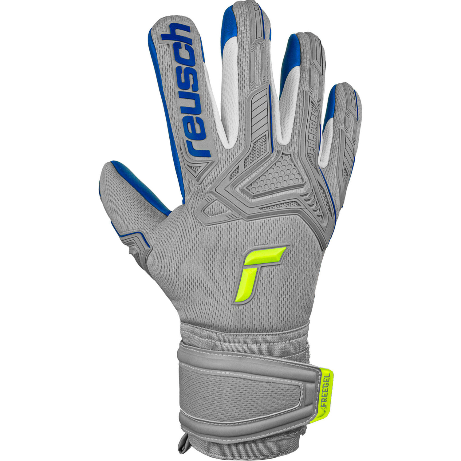 

Вратарские перчатки Reusch Attract Freegel Silver, синий