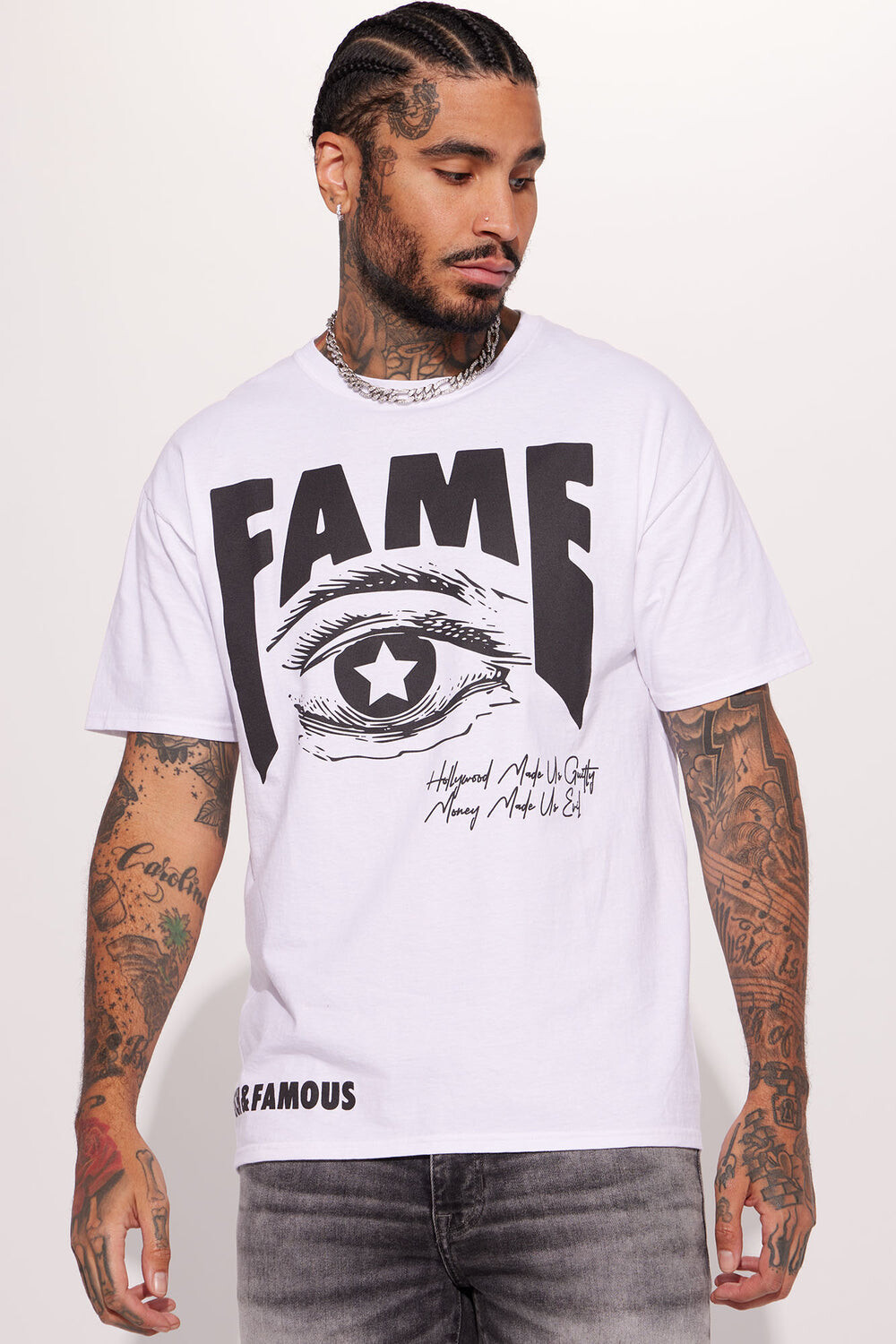 

Футболка Fashion Nova 22025365, белый