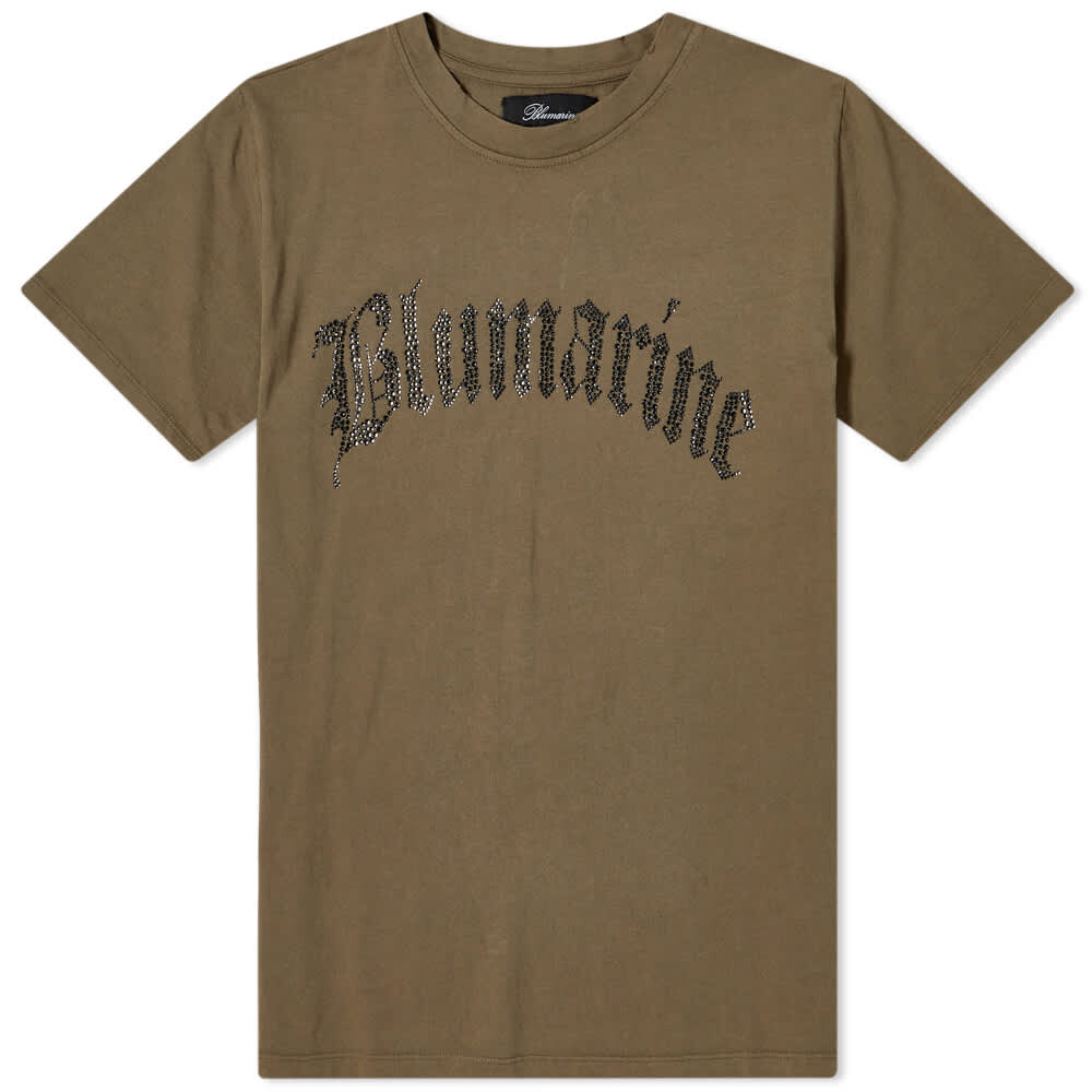 

Футболка Blumarine Crystal Logo Tee