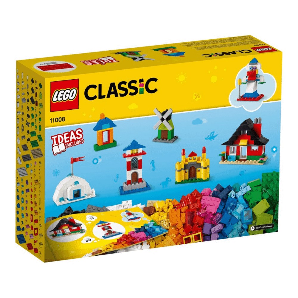 Конструктор LEGO Classic 11008 Кубики и домики – купить с доставкой из-за  рубежа через платформу «CDEK.Shopping»