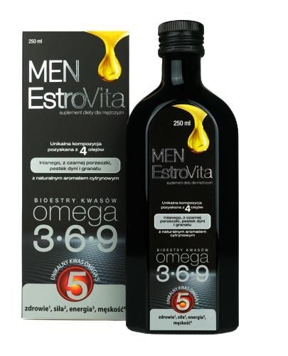 

Estrovita Men омега жирные кислоты для мужчин, 250 ml