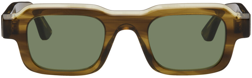

Коричневые солнцезащитные очки FLEXXXY Thierry Lasry