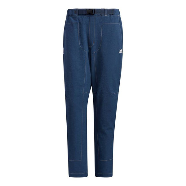 

Спортивные штаны Adidas Series WJ PNT Denim Training Sports Long Pants Navy Blue, Синий