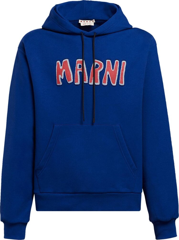 

Худи Marni Logo Hoodie 'Ocean', синий
