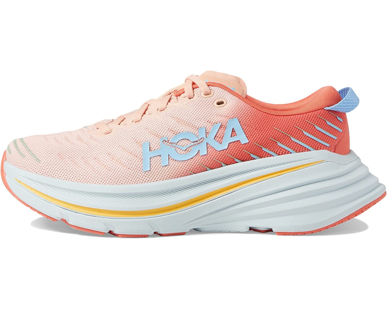 

Кроссовки Bondi X Hoka, камелия