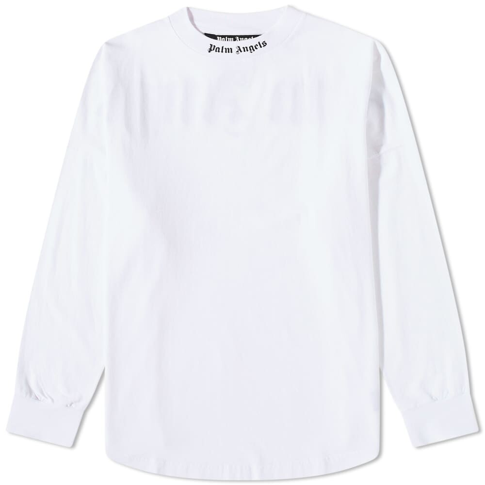 

Футболка Palm Angels Long Sleeve Logo Mock Neck Tee